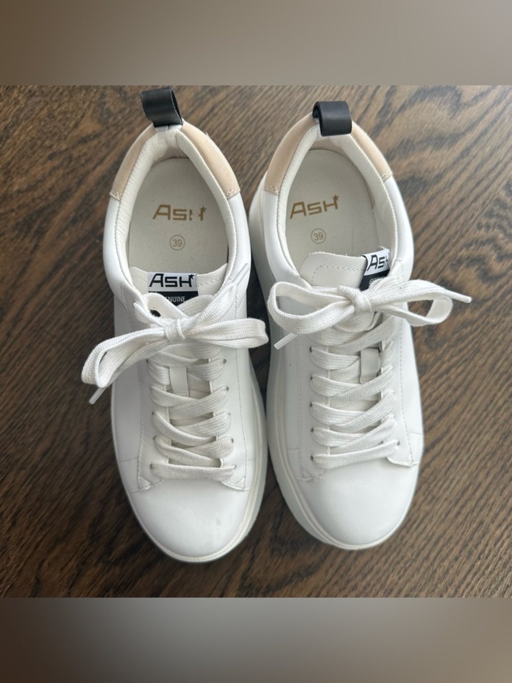 ASH Maya Leather Platform Sneaker - Size 39 - Picture 5 of 10